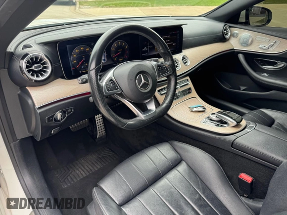 2018 Mercedes-Benz E 400 with VIN WDD1J6FB9JF021107, listed as a Copart auction lot 56613265 with 92,545 mi miles and Clean Title. Bid and sale history available at DreamBid. Image 5.