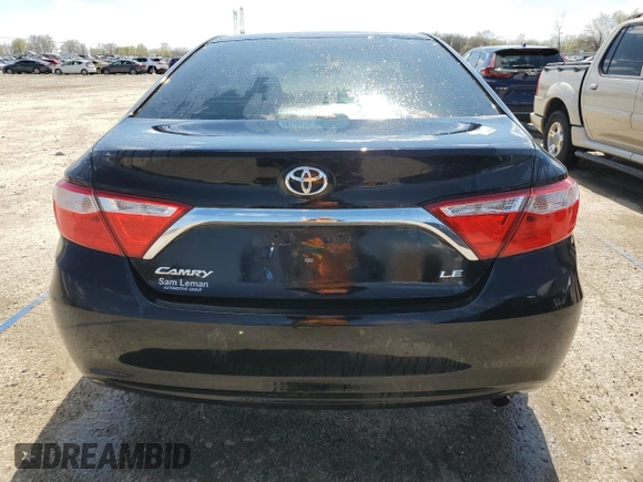 2017 Toyota Camry XLE with VIN 4T1BF1FK0HU741786, listed as a Copart auction lot 52140685 with 58,052 mi miles and Salvage Title. Bid and sale history available at carsss.com. Image 6.