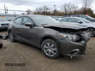 2016 Mazda 3 i Sport with VIN JM1BM1J7XG1329257, listed as a Copart auction lot 77995214 with Not Provided miles and Salvage Title. Bid and sale history available at DreamBid. Image 4.