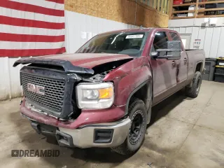 2014 GMC Sierra 1500 SLE z VIN 1GTV2UEC0EZ100791, wystawiony jako Copart lot #46001985 z przebiegiem Nie podano mil oraz Szkoda całkowita • Salvage title. Historia ofert i sprzedaży dostępna na DreamBid. Obrazek 1.