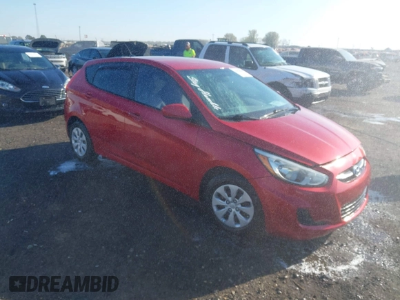 2015 Hyundai Accent GS with VIN KMHCT5AE9FU198103, listed as a IAAI auction lot 41876046 with 84,485 mi miles. Bid and sale history available at carsss.com. Image 1.