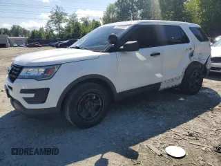 2017 Ford Police Interceptor Utility z VIN 1FM5K8AR1HGB82916, wystawiony jako Copart lot #56969985 z przebiegiem 123 811 mil mil oraz Szkoda całkowita • Salvage title. Historia ofert i sprzedaży dostępna na DreamBid. Obrazek 1.