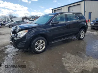 2016 Chevrolet Equinox LS with VIN 2GNFLEEK7G6131072, listed as a Copart auction lot 48183775 with 90,587 mi miles and Salvage Title. Bid and sale history available at carsss.com. Image 1.