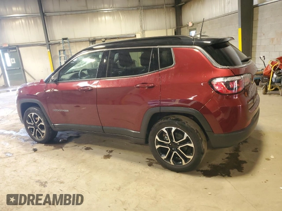 2022 Jeep Compass High Altitude with VIN 3C4NJDCB1NT226128, listed as a Copart auction lot 53938255 with 11,232 mi miles and Salvage Title. Bid and sale history available at DreamBid. Image 2.