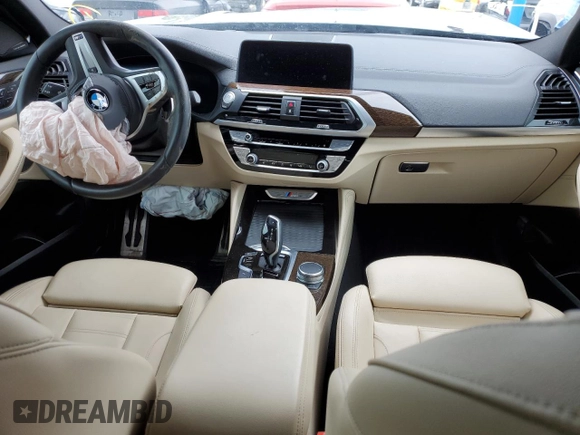 2020 BMW X4 M40i with VIN 5UX2V5C02LLE69520, listed as a Copart auction lot 54485893 with 41,357 mi miles. Bid and sale history available at carsss.com. Image 8.