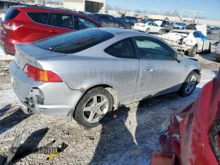 2002 Acura RSX Type S with VIN JH4DC53022C001359, listed as a Copart auction lot 46293935 with 294,429 mi miles and Salvage Title. Bid and sale history available at carsss.com. Image 3.