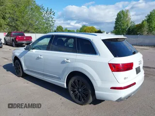 2017 Audi Q7 Premium with VIN WA1AAAF76HD019257, listed as a IAAI auction lot 42292549 with 55,067 mi miles and . Bid and sale history available at DreamBid. Image 3.