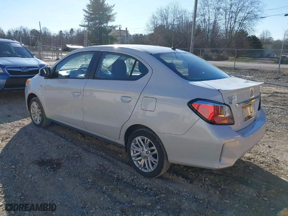 2024 Mitsubishi Mirage G4 ES with VIN ML32FUFJ1RHF11073, listed as a IAAI auction lot 41257148 with 913 mi miles. Bid and sale history available at carsss.com. Image 3.
