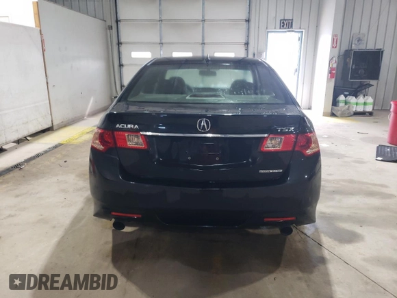 2012 Acura TSX Special Edition with VIN JH4CU2F85CC027433, listed as a Copart auction lot 62903415 with 221,561 mi miles and Salvage title. Bid and sale history available at DreamBid. Image 6.