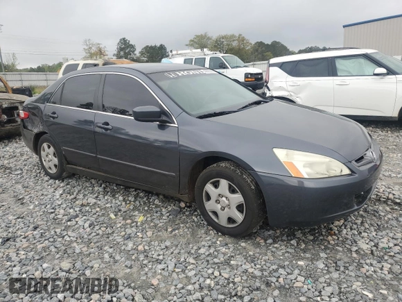 2005 Honda Accord LX with VIN 1HGCM56435A032808, listed as a Copart auction lot 49995895 with 227,349 mi miles and Salvage title. Bid and sale history available at DreamBid. Image 4.
