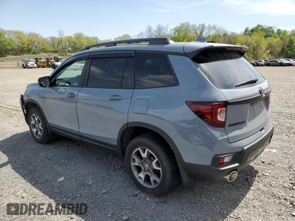 2023 Honda Passport TrailSport with VIN 5FNYF8H65PB040191, listed as a Copart auction lot 54735295 with Not provided miles and Salvage title. Bid and sale history available at DreamBid. Image 2.