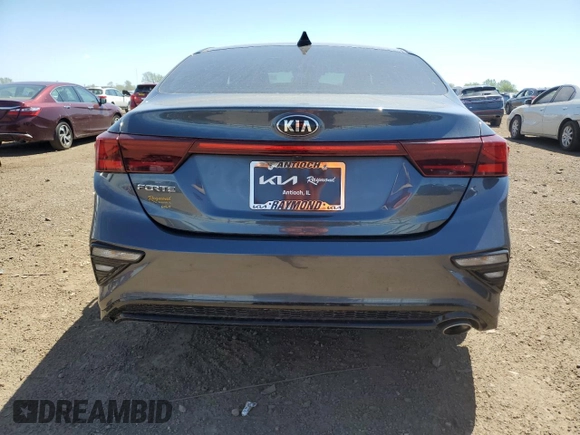 2019 Kia Forte LXS with VIN 3KPF24AD4KE076182, listed as a Copart auction lot 57182035 with 50,043 mi miles and Salvage title. Bid and sale history available at DreamBid. Image 6.