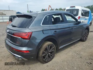 2022 Audi SQ5 Premium with VIN WA1A4AFY3N2107688, listed as a Copart auction lot 60595184 with 15,079 mi miles and Salvage Title. Bid and sale history available at DreamBid. Image 3.