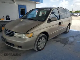 2002 Honda Odyssey EX-L with VIN 5FNRL18782B012097, listed as a Copart auction lot 66495685 with 130,690 mi miles and Clean title. Bid and sale history available at DreamBid. Image 1.