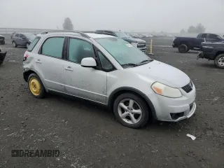 2008 Suzuki SX4 with VIN JS2YB413185110475, listed as a Copart auction lot 81915224 with 124,683 mi miles and Salvage Title. Bid and sale history available at carsss.com. Image 4.