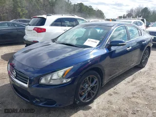 2014 Nissan Maxima 3.5 SV w/Premium Pkg with VIN 1N4AA5AP9EC433242, listed as a IAAI auction lot 41710106 with 170,388 mi miles. Bid and sale history available at carsss.com. Image 17.