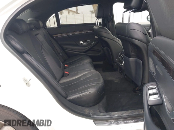 2017 Mercedes-Benz S 550 with VIN WDDUG8CBXHA323394, listed as a IAAI auction lot 42066543 with 106,253 mi miles and . Bid and sale history available at carsss.com. Image 8.