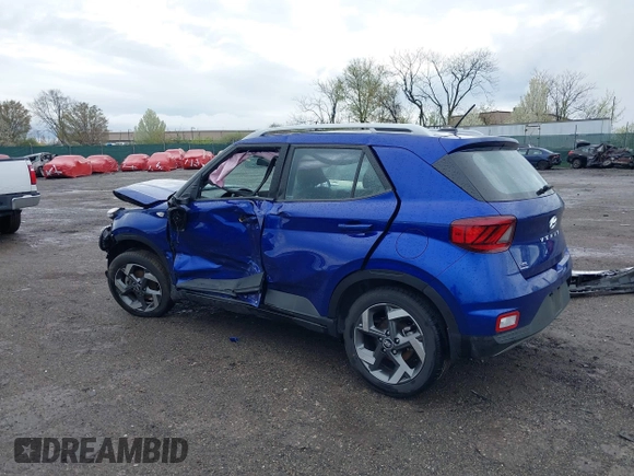2023 Hyundai Venue Limited with VIN KMHRC8A37PU262652, listed as a IAAI auction lot 41951043 with 8,039 mi miles and . Bid and sale history available at DreamBid. Image 3.