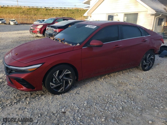 2024 Hyundai Elantra SEL with VIN KMHLS4DG9RU782659, listed as a Copart auction lot 76014554 with 791 mi miles and Salvage Title. Bid and sale history available at carsss.com. Image 1.