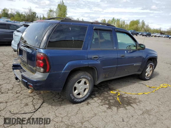 2002 Chevrolet TrailBlazer LTZ with VIN 1GNDT13S522363937, listed as a Copart auction lot 52463815 with 167,889 mi miles and Clean Title. Bid and sale history available at DreamBid. Image 3.