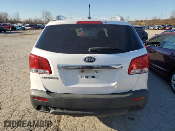 2013 Kia Sorento LX with VIN 5XYKT4A29DG368216, listed as a Copart auction lot 84177224 with 169,666 mi miles and Salvage Title. Bid and sale history available at carsss.com. Image 6.
