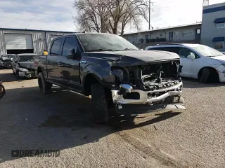 2018 Ford F-150 XL with VIN 1FTEW1EP0JKE59776, listed as a Copart auction lot 46845825 with 107,567 mi miles and Salvage Title. Bid and sale history available at carsss.com. Image 10.