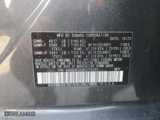 2024 Subaru Crosstrek Wilderness with VIN 4S4GUHT62R3735765, listed as a Copart auction lot 47534385 with 13,288 mi miles and Salvage Title. Bid and sale history available at carsss.com. Image 12.
