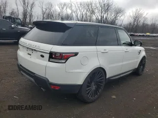 2016 Land Rover Range Rover Sport V6 HSE with VIN SALWR2PF1GA660146, listed as a Copart auction lot 51241655 with 57,282 mi miles and Salvage Title. Bid and sale history available at carsss.com. Image 3.