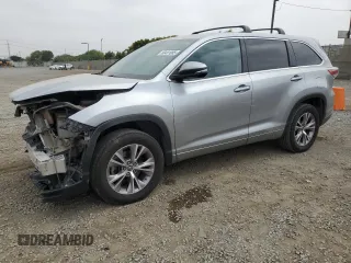 2016 Toyota Highlander LE Plus with VIN 5TDZKRFH9GS165569, listed as a Copart auction lot 60481085 with 133,422 mi miles and Salvage title. Bid and sale history available at DreamBid. Image 1.