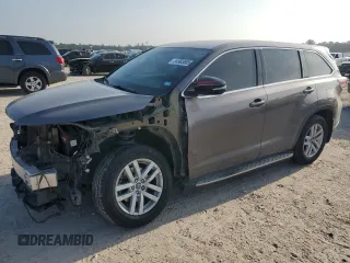 2016 Toyota Highlander LE Plus z VIN 5TDZKRFH1GS172127, wystawiony jako Copart lot #54963885 z przebiegiem 121 620 mil mil oraz Szkoda całkowita • Salvage title. Historia ofert i sprzedaży dostępna na DreamBid. Obrazek 1.