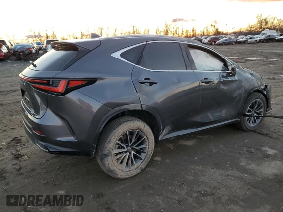 2023 Lexus NX with VIN 2T2GGCEZ4PC027507, listed as a Copart auction lot 80010563 with Not Provided miles. Bid and sale history available at carsss.com. Image 3.