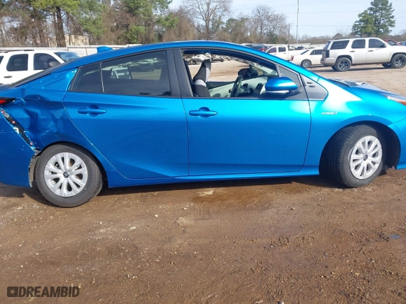 2022 Toyota Prius L Eco with VIN JTDKAMFU2N3187755, listed as a IAAI auction lot 41717916 with 51,015 mi miles. Bid and sale history available at carsss.com. Image 13.