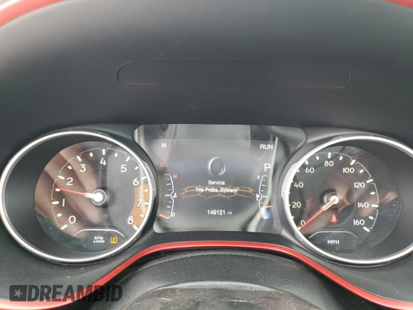 2019 Jeep Compass Trailhawk with VIN 3C4NJDDB0KT618740, listed as a Copart auction lot 55338045 with 149,121 mi miles and Clean Title. Bid and sale history available at carsss.com. Image 9.