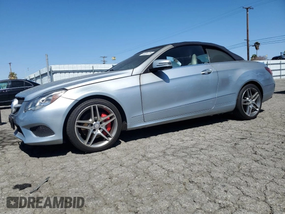 2014 Mercedes-Benz E 350 with VIN WDDKK5KF3EF244172, listed as a Copart auction lot 49209715 with 61,163 mi miles and Salvage Title. Bid and sale history available at DreamBid. Image 1.