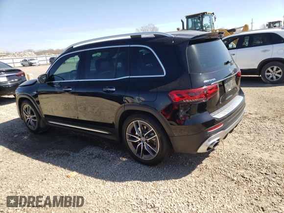 2021 Mercedes-Benz GLB with VIN W1N4M5BB0MW084379, listed as a Copart auction lot 47996253 with 35,672 mi miles. Bid and sale history available at carsss.com. Image 2.