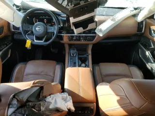 2023 Nissan Pathfinder Platinum with VIN 5N1DR3DG7PC200653, listed as a Copart auction lot 43285105 with 17,007 mi miles and Salvage title. Bid and sale history available at DreamBid. Image 8.