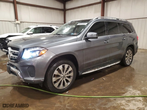 2018 Mercedes-Benz GLS with VIN 4JGDF6EE4JB005016, listed as a Copart auction lot 89254945 with 145,997 mi miles and Salvage Title. Bid and sale history available at carsss.com. Image 1.