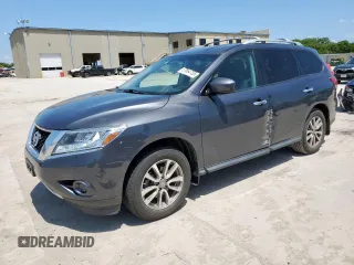 2014 Nissan Pathfinder S with VIN 5N1AR2MM3EC656875, listed as a Copart auction lot 57664735 with 219,113 mi miles and Salvage title. Bid and sale history available at DreamBid. Image 1.