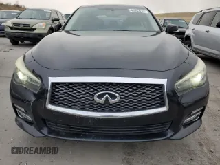 2017 Infiniti Q50 2.0t Premium with VIN JN1CV7AR6HM680479, listed as a Copart auction lot 46862215 with 75,920 mi miles and Salvage Title. Bid and sale history available at carsss.com. Image 5.