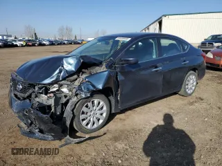 2018 Nissan Sentra SV with VIN 3N1AB7AP6JY226914, listed as a Copart auction lot 54408695 with 184,010 mi miles and Salvage Title. Bid and sale history available at carsss.com. Image 1.