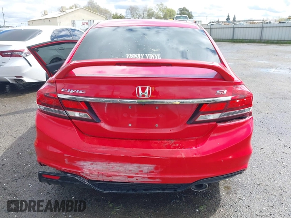 2015 Honda Civic Si z VIN 2HGFB6E59FH705414, wystawiony jako IAAI lot #41795859 z przebiegiem Nie podano mil oraz . Historia ofert i sprzedaży dostępna na DreamBid. Obrazek 16.