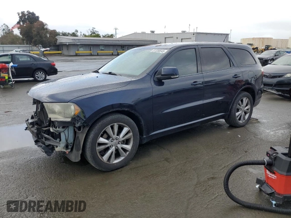 2012 Dodge Durango R/T with VIN 1C4SDHCT6CC204676, listed as a Copart auction lot 51338545 with 155,812 mi miles and Salvage title. Bid and sale history available at DreamBid. Image 1.