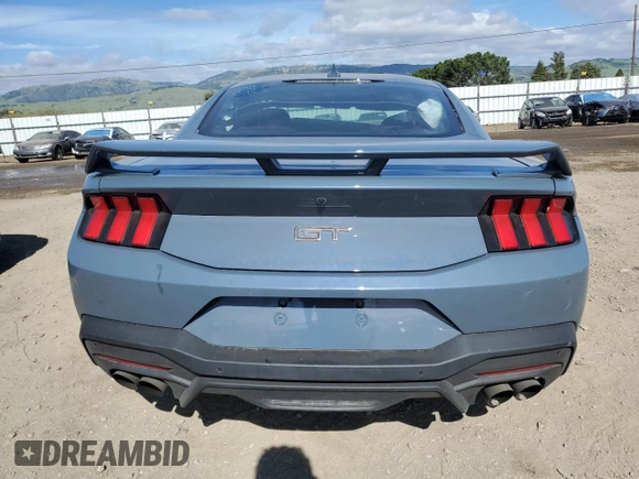 2024 Ford Mustang GT с VIN 1FA6P8CF6R5422414, выставлен на аукционе Copart как лот 50557835 с пробегом 21 462 миль миль и Списание • Salvage title. История ставок и продаж доступна на DreamBid. Изображение 6.