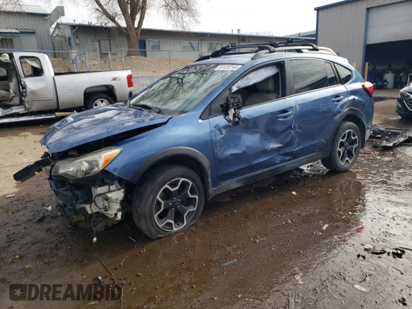 2015 Subaru Crosstrek Limited with VIN JF2GPAMC4F8318946, listed as a Copart auction lot 87439744 with 97,017 mi miles and Salvage title. Bid and sale history available at DreamBid. Image 1.