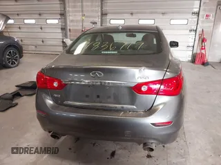 2015 Infiniti Q50 Premium with VIN JN1BV7AR6FM398836, listed as a IAAI auction lot 41836719 with 57,804 mi miles. Bid and sale history available at carsss.com. Image 15.