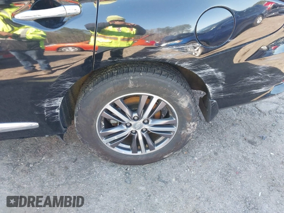 2018 Infiniti QX60 with VIN 5N1DL0MM1JC532827, listed as a IAAI auction lot 41853843 with 144,527 mi miles. Bid and sale history available at carsss.com. Image 18.