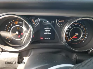 2023 Jeep Wrangler Sport S with VIN 1C4HJXDG5PW623797, listed as a Copart auction lot 50258875 with 16,518 mi miles and Salvage Title. Bid and sale history available at DreamBid. Image 9.