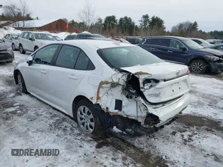 2021 Toyota Corolla LE with VIN 5YFEPMAE1MP177123, listed as a IAAI auction lot 41498332 with 25,908 mi miles. Bid and sale history available at carsss.com. Image 3.