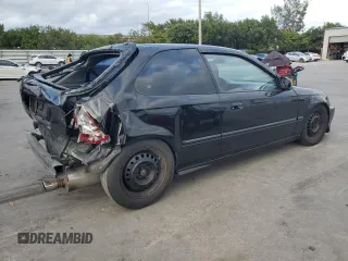 2000 Honda Civic DX z VIN 2HGEJ6445YH110148, wystawiony jako Copart lot #83769104 z przebiegiem 183 095 mil mil oraz Szkoda całkowita • Salvage title. Historia ofert i sprzedaży dostępna na DreamBid. Obrazek 3.