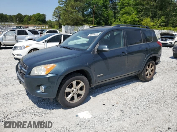 2010 Toyota RAV4 Ltd with VIN JTMDK4DV9A5097485, listed as a Copart auction lot 53018125 with 165,884 mi miles and Salvage Title. Bid and sale history available at carsss.com. Image 1.